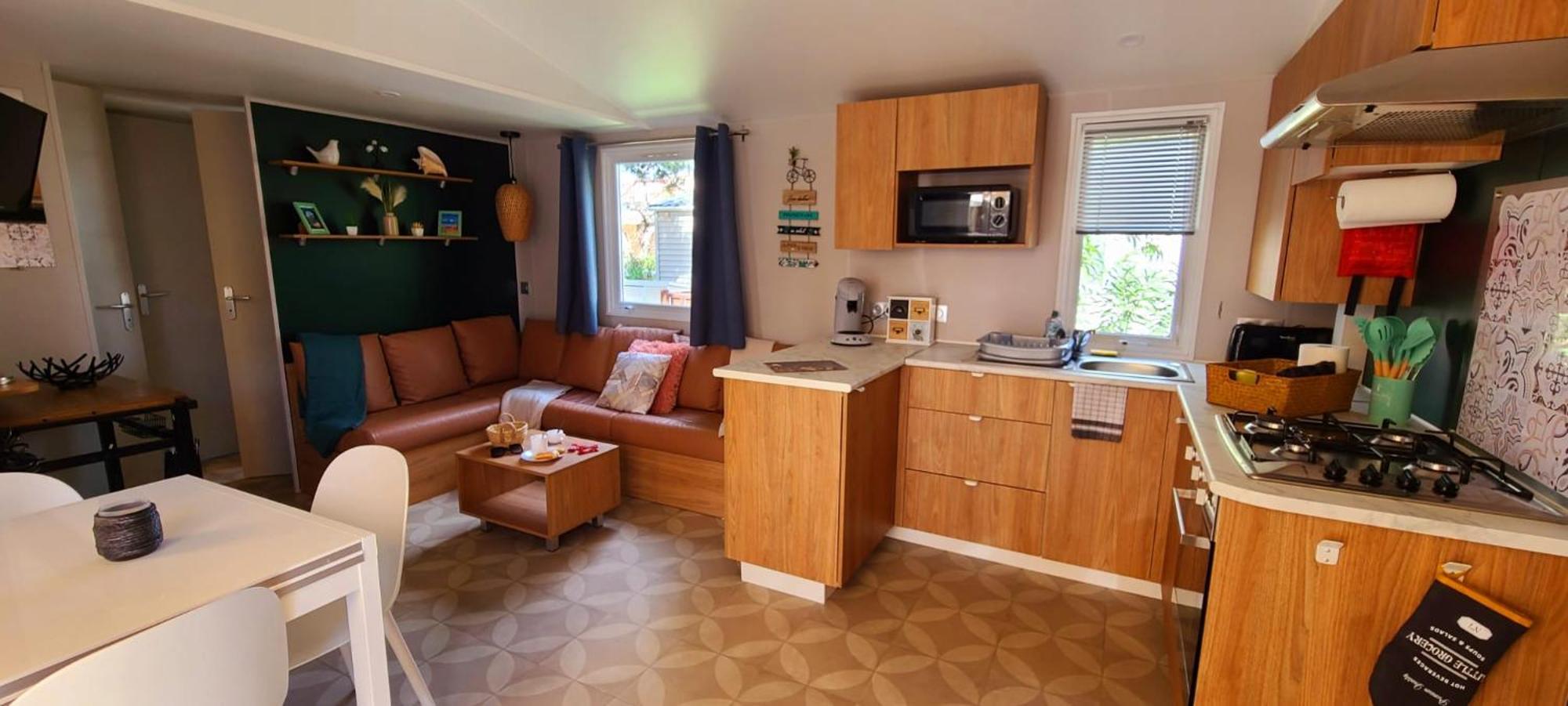 Mobil-Home Le Cocon Fun Pass Non Inclus Canet-en-Roussillon Exterior foto