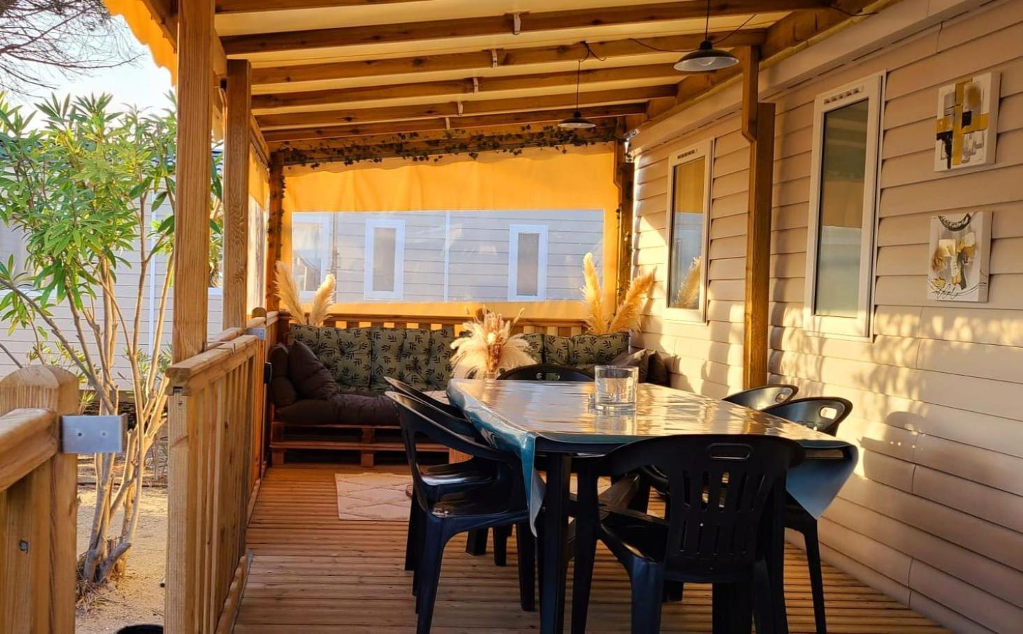 Mobil-Home Le Cocon Fun Pass Non Inclus Canet-en-Roussillon Exterior foto