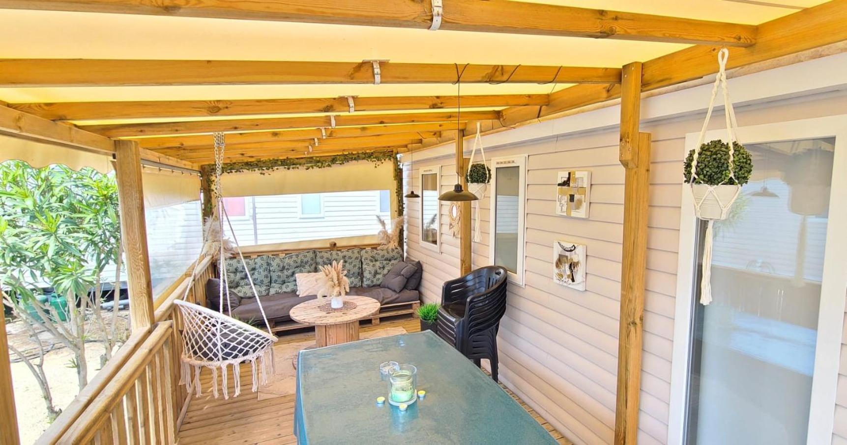 Mobil-Home Le Cocon Fun Pass Non Inclus Canet-en-Roussillon Exterior foto